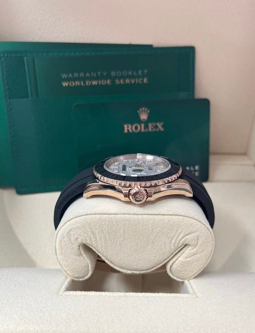 Rolex Yacht-Master 40 126655, Everose Gold, Diamond-Paved Dial