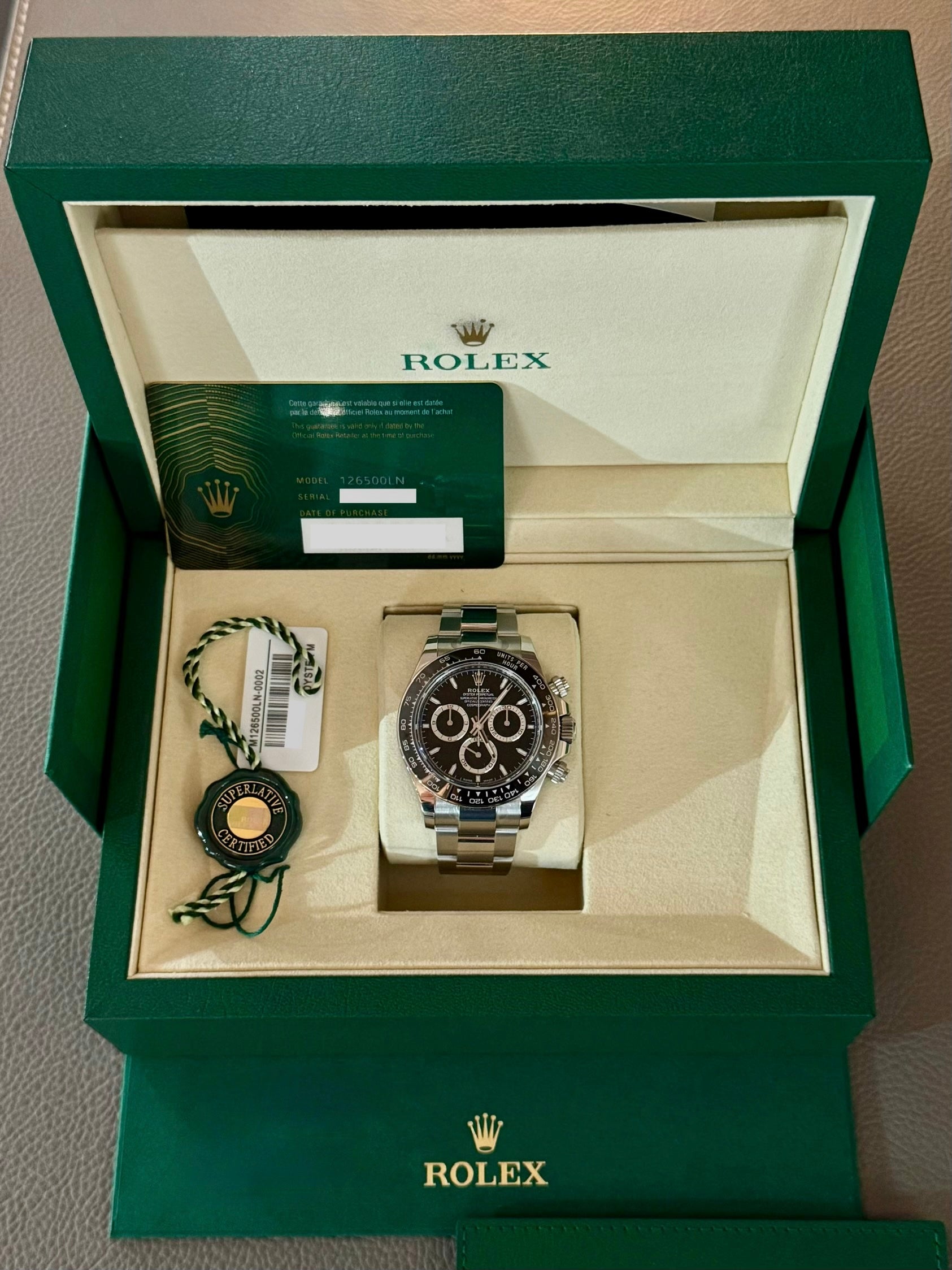 Rolex Cosmograph Daytona 126500LN
